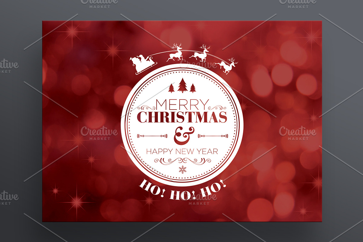 Christmas/New Years - 2 Sided Card, a Card Template by xxDeadPixels (Photo 3 of 5)