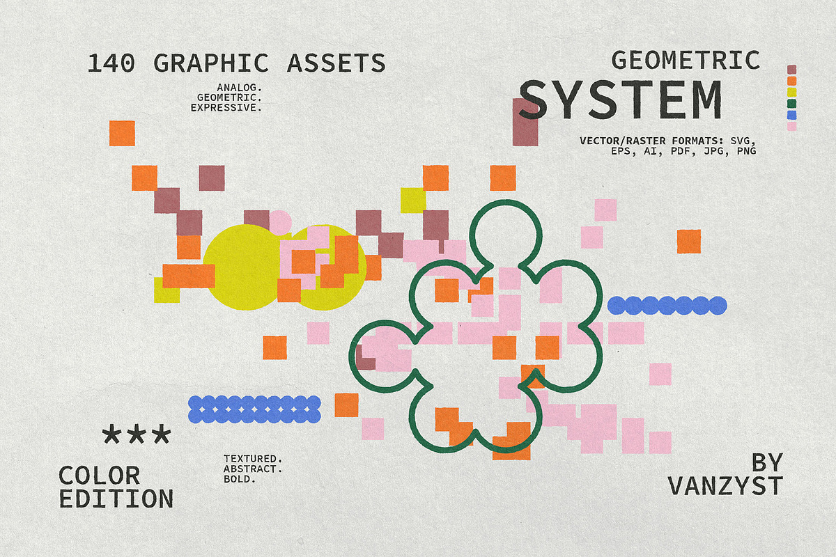 Geometric System Collection, a Background Graphic by Vanzyst (Photo 9 of 9)