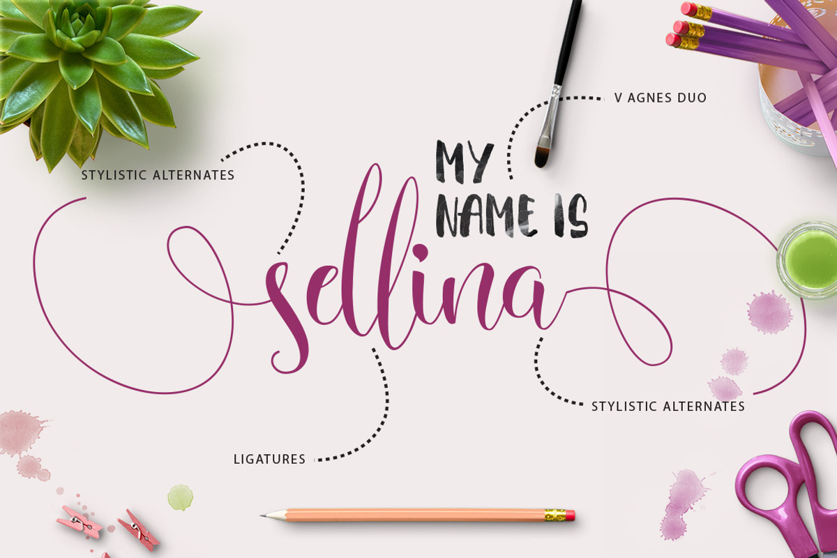 Valentine Agnes FONT DUO preview 4