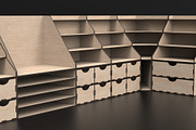 Modular Workstation Desk Organizer, an Object Graphic by ThemeXDigital (Thumbnail 6 of 9)