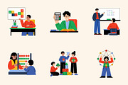 Math Illustrations Collection, an Education Illustration by Brickclay (Thumbnail 8 of 9)