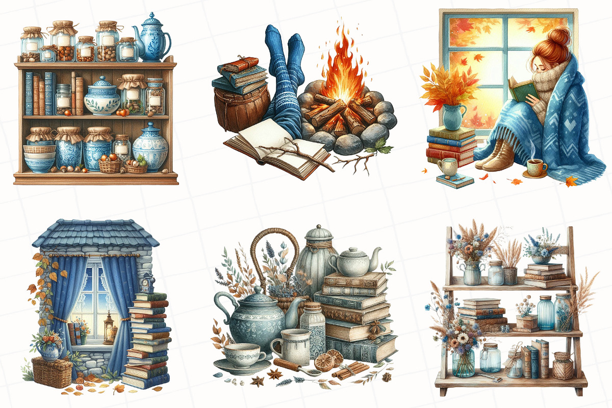 Cozy Autumn Planner Clipart, an Illustration by OK Design (Photo 4 of 5)