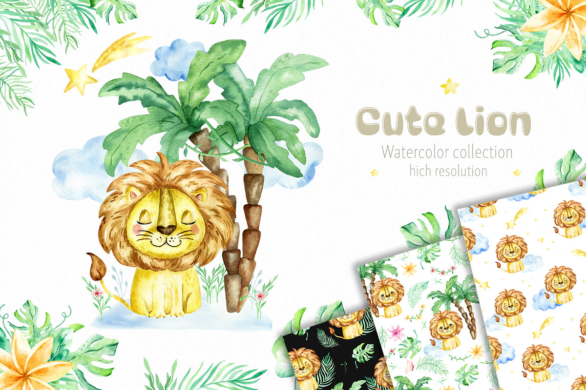 Watercolor Bundle Cute baby!, a Graphic by Irene_Boiko_ART (Photo 7 of 25)