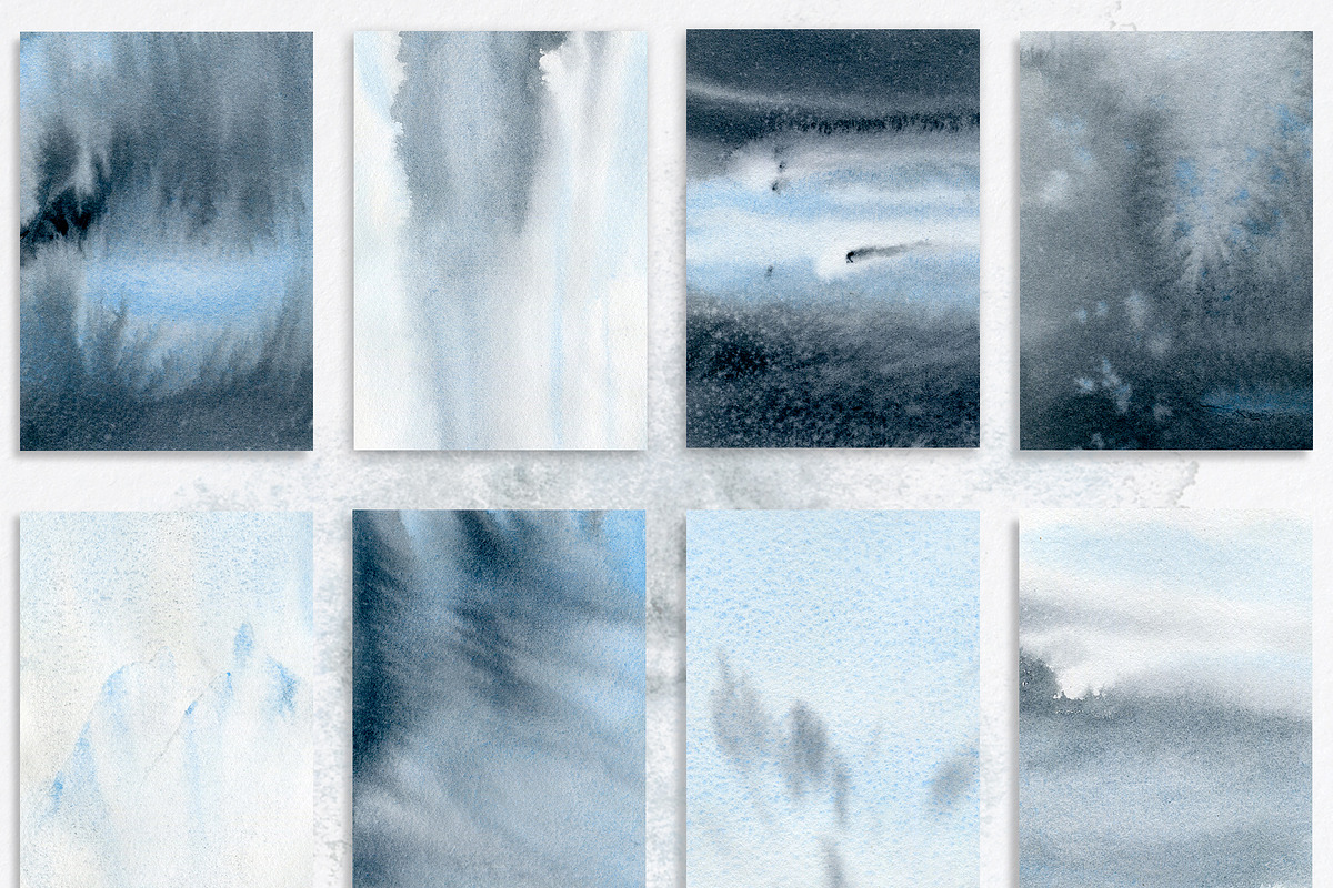 Watercolor Winter Clipart Landscape, an Object Graphic by NataliArkushArt (Photo 14 of 20)