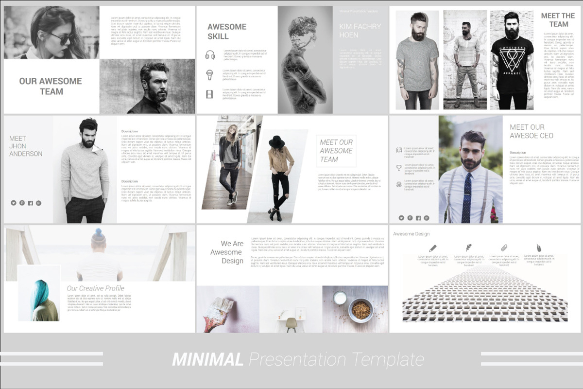 Minimal Powerpoint Template, a Presentation Template by Presentation Official (Photo 5 of 11)