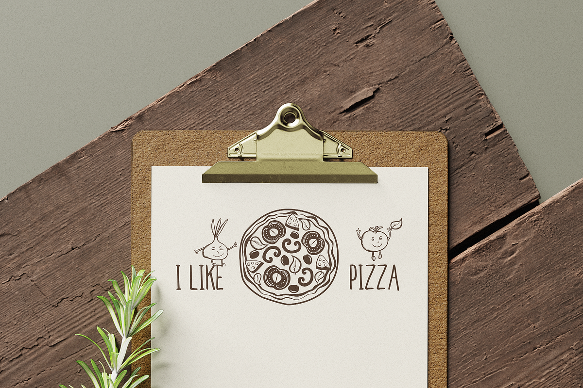 Hand drawn food elements., an Object Graphic by Tkoko vectors & patterns (Photo 7 of 12)