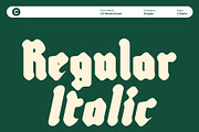 CS Weslia Drawn, a Blackletter Font by Craft Supply Co. (Thumbnail 2 of 8)
