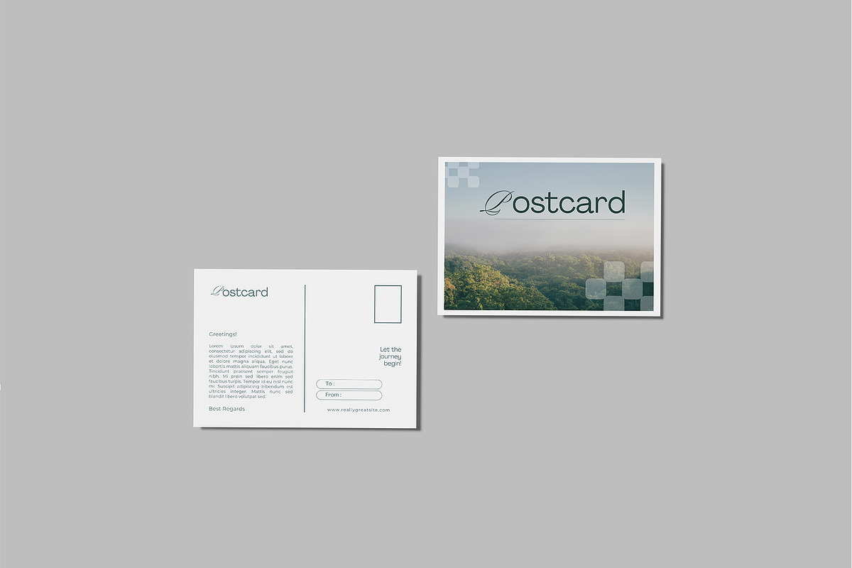 A6 Postcard Mockup, a Print Template by lamorastudio (Photo 2 of 12)