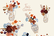 Fall Flowers PNG Illustrations, a Decorative Illustration by whiteheartdesign (Thumbnail 6 of 16)