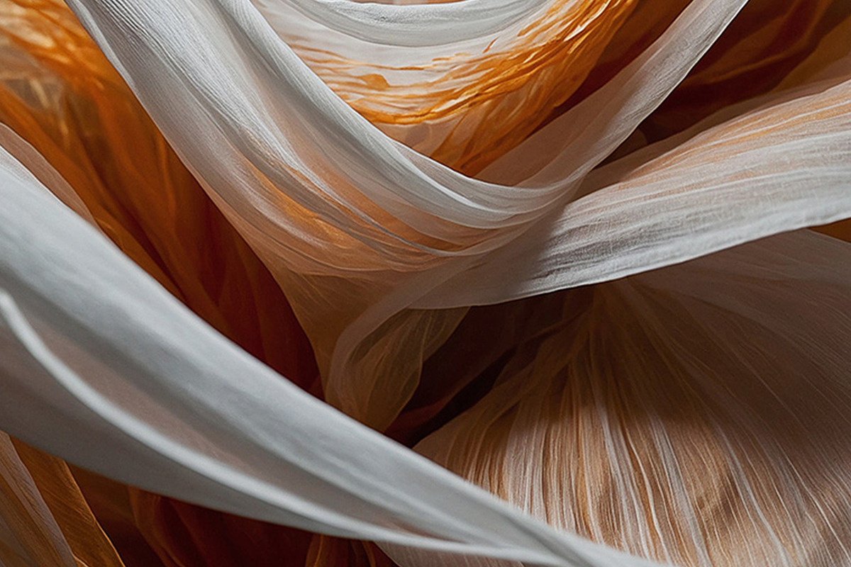 Flowing Gold Silk Textures, a Decorative Illustration by StockVerse Creative (Photo 2 of 4)