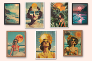 Retro Surreal Collage Posters, a Background Graphic by Amiraliya (Thumbnail 4 of 9)
