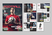 Soccer Football Sports Magazine, a Magazine Template by BrandPacks (Thumbnail 1 of 5)