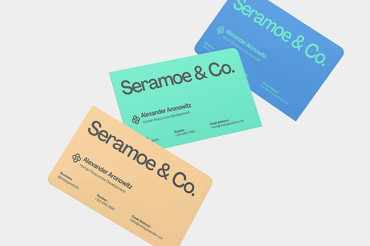Business Card Mockup, an Advertising Mockup by seramoe (Photo 3 of 5)