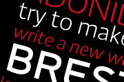 Adonide, a Sans Serif Font by La Boite Graphique (Thumbnail 4 of 5)