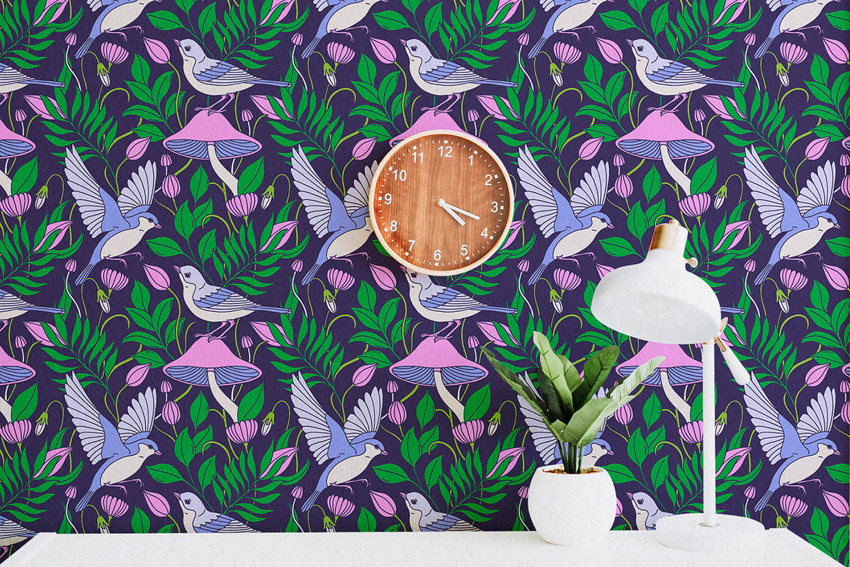 Wild Garden Vector Collection, a Pattern Graphic by rouxsupplyco (Photo 8 of 13)