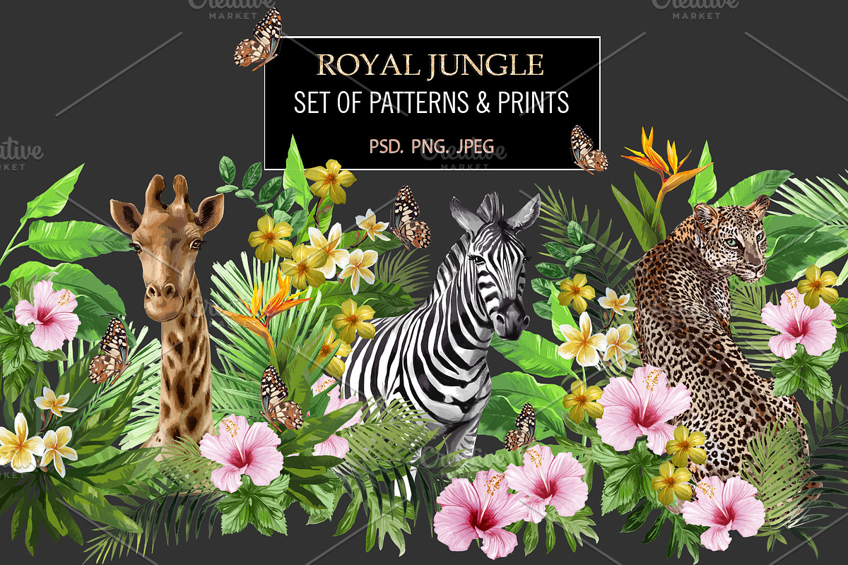 Royal jungle, an Animal Illustration by DariKa (Photo 1 of 6)