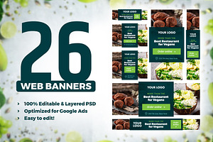 26 Web Banners for Google Ads