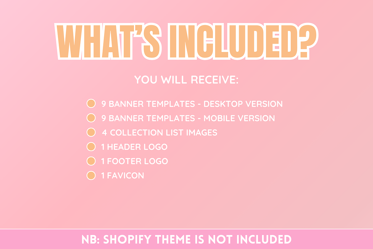 Cute Shop Banner Templates, a Shopify Template by SunshineStudioBoutique (Photo 2 of 9)