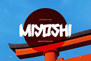 Miyoshi | Japanese Style, a Font by BringTypeStudio (Thumbnail 1 of 5)