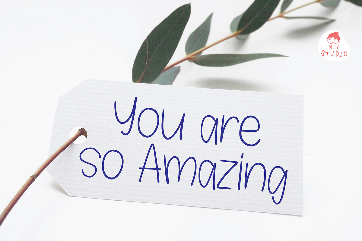 AmazingLand, a Handwritten Font by MTK Studio (Photo 3 of 6)