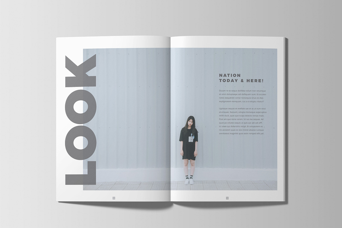 LOOK Travel Vlog Magazine/LookBook, a Magazine Template by Layout Design (Photo 7 of 14)
