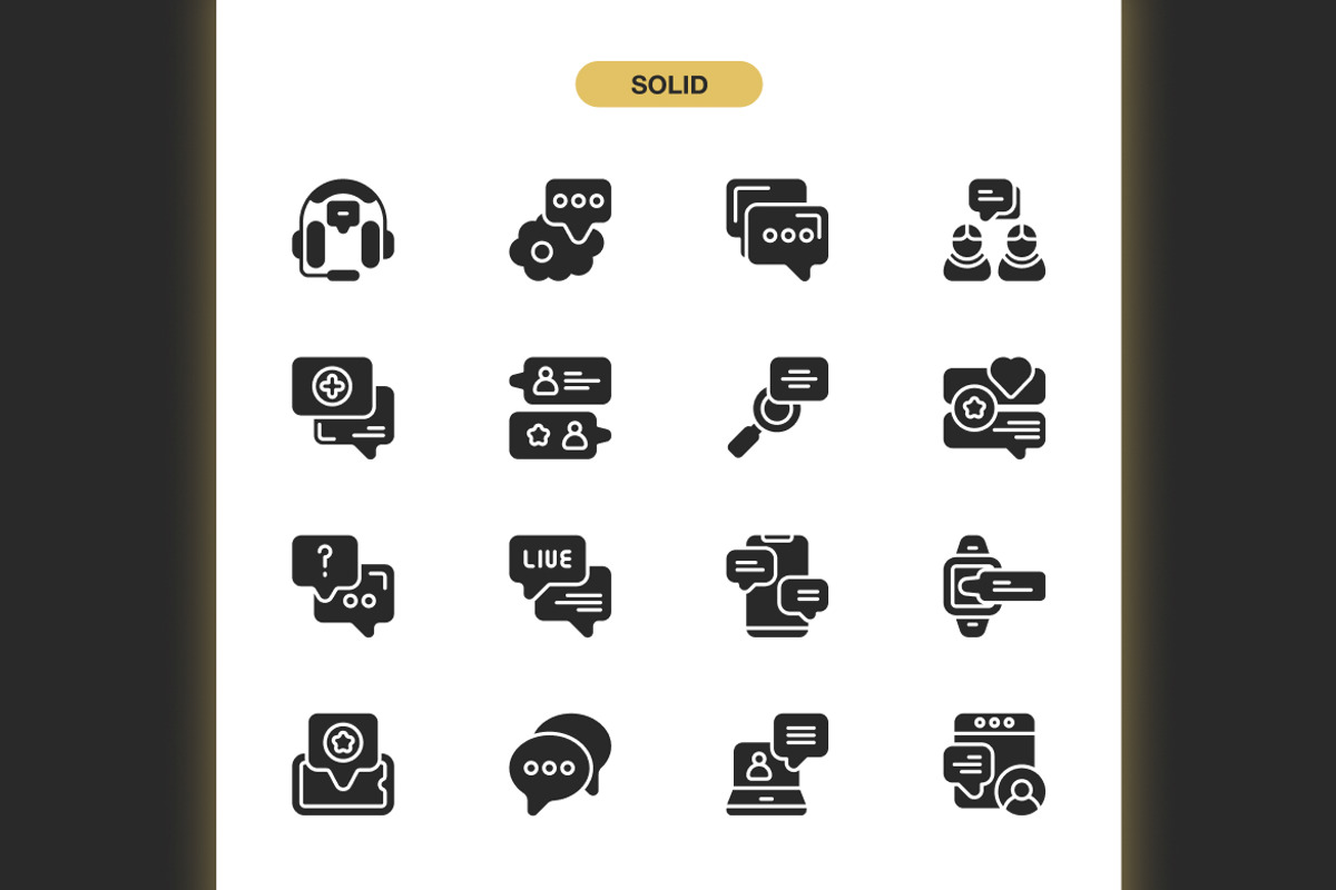 Online Chat Icons, an Icon by Spacepixel Creative (Photo 3 of 3)