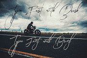Angelic Brush & SVG Font, a Script Font by Cruzine (Thumbnail 5 of 10)