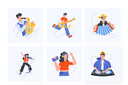 Animated Rock Band Icons, a Duotone Icon by Vectors Market (Thumbnail 6 of 12)