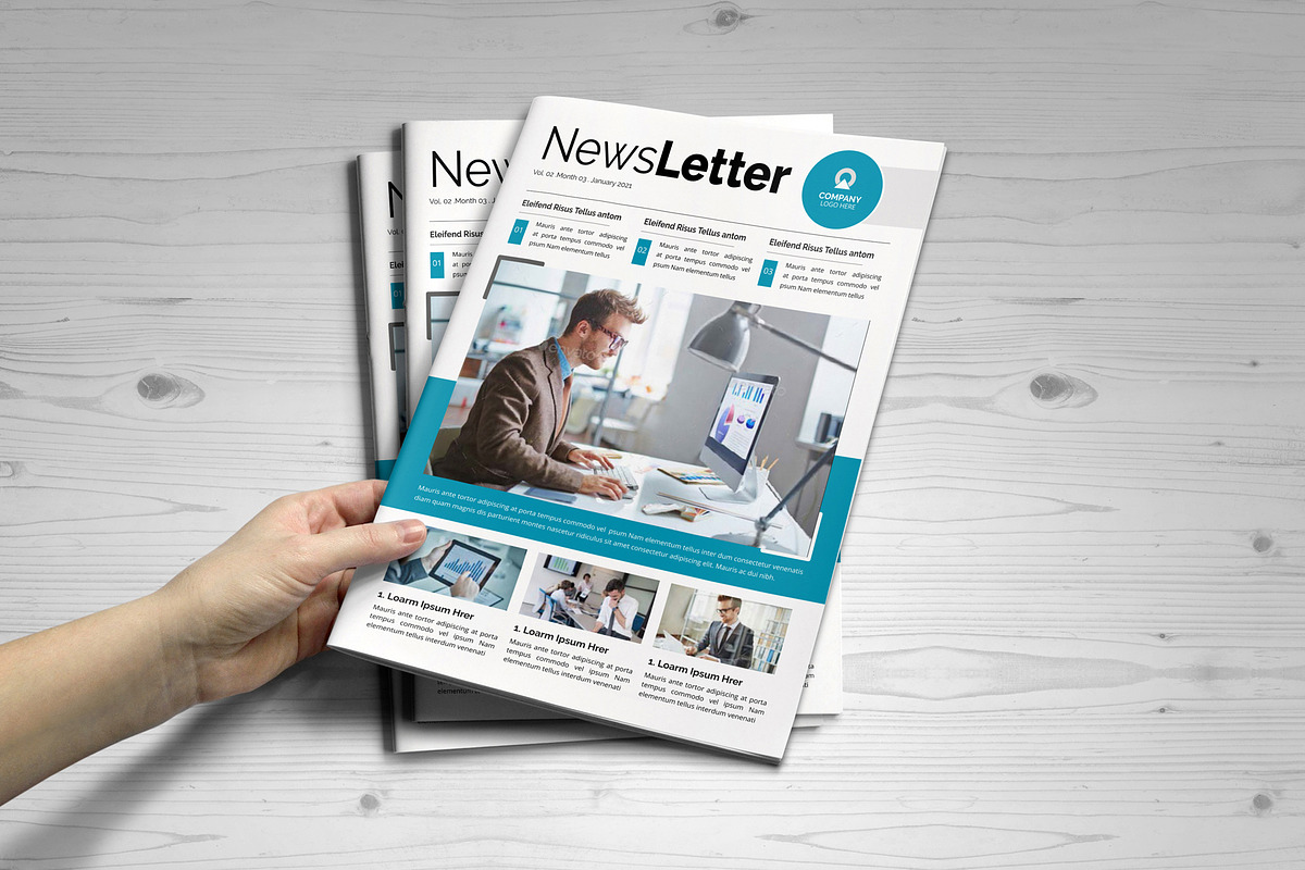 Business Newsletter Template v3, a Brochure Template by JanySultana (Photo 12 of 12)