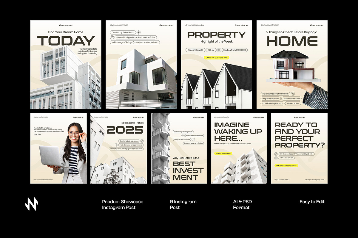 Modern Real Estate Instagram Post