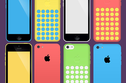 iPhone 5c PSD Pack