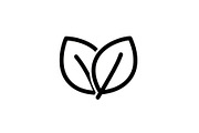 Minimal Abstract Leaves Line Art, an Illustration by musafir_fashion (Thumbnail 3 of 11)