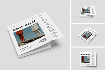 Soft Cover Jacket Book Mockup
