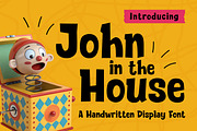 John in the House | Handwritten Font, a Handwritten Font by Artolabs (Thumbnail 1 of 14)