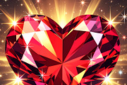 Love Ruby Make You Sparkle, a Decorative Illustration by Sharon Schwalbe (Thumbnail 4 of 4)