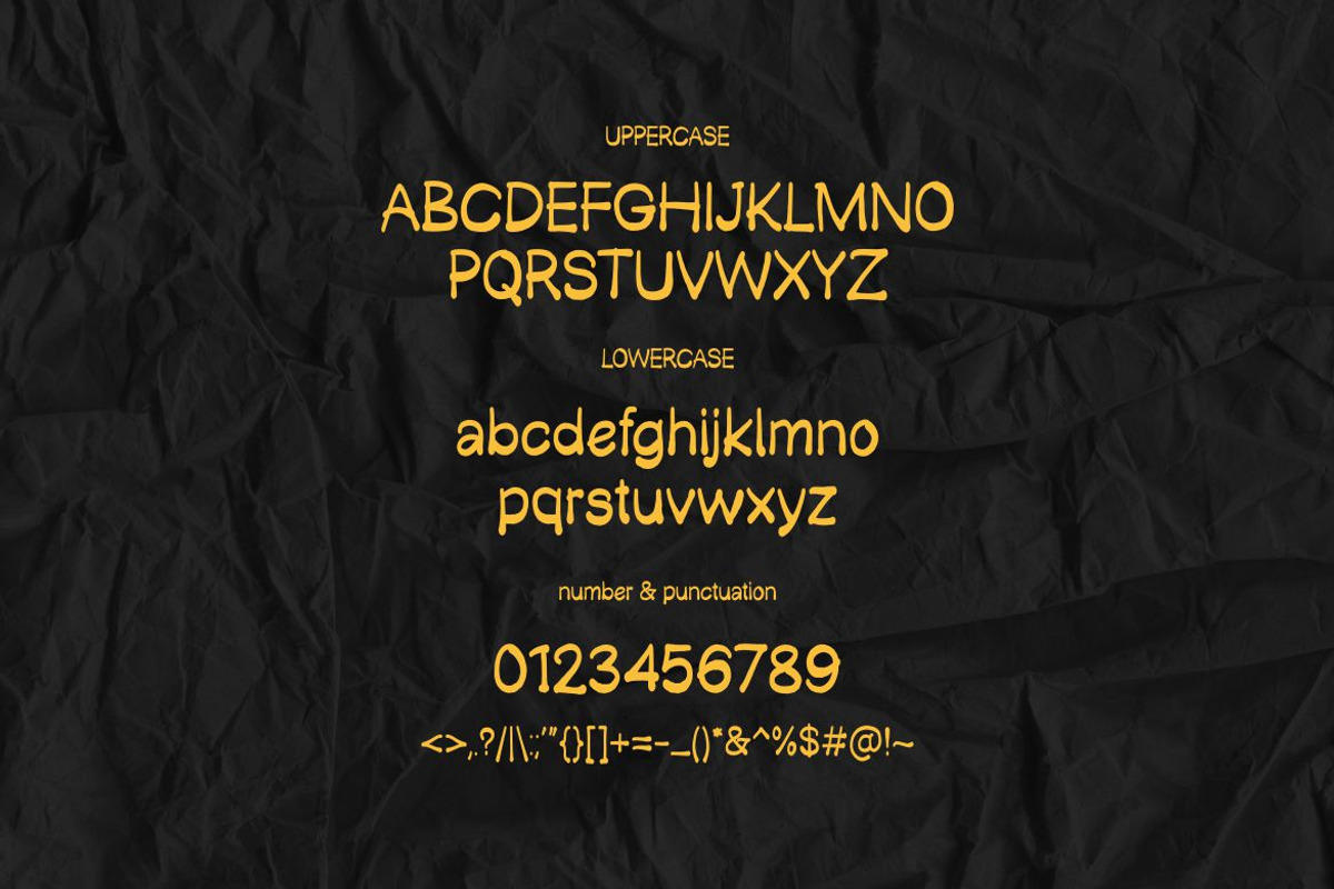 Ghostor - Display Font, a Script Font by Ary_ngeblur (Photo 2 of 5)