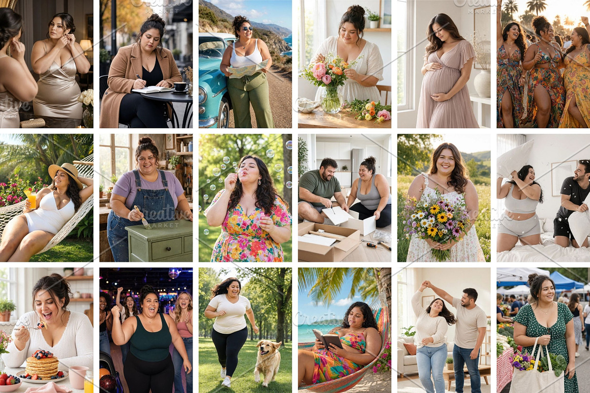 Plus Size Women Stock Photos, a Person Photo by Selenique Studio (Photo 10 of 12)
