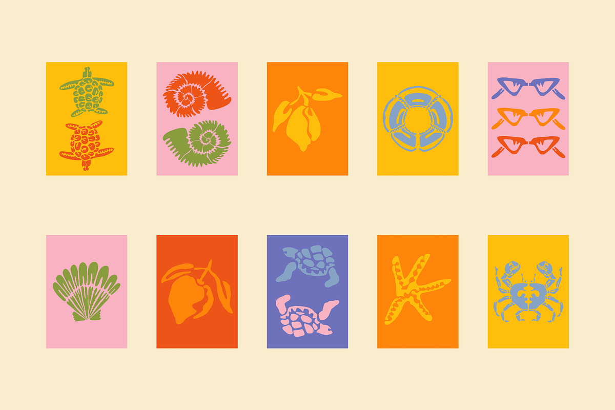 47 Beach PNG SVG Vector Clip, a Decorative Illustration by Anada Arty (Photo 1 of 5)