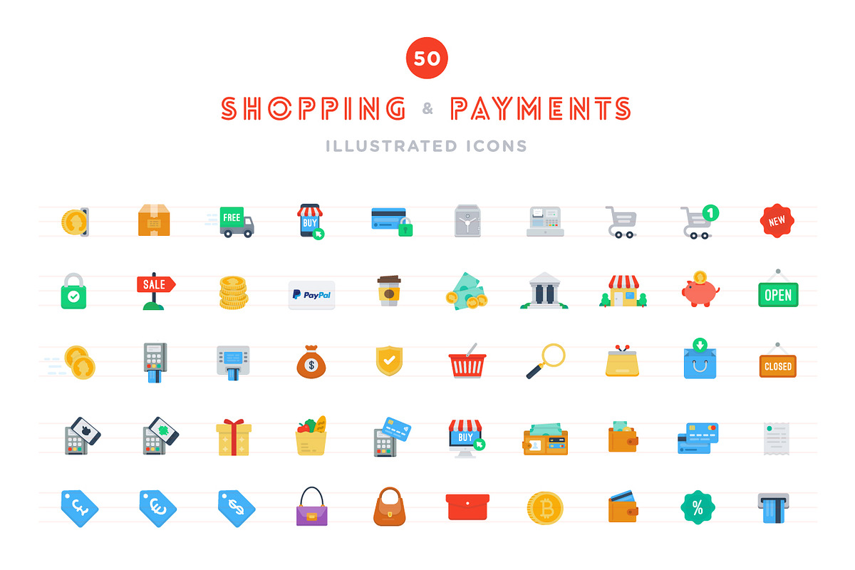 Shopping and Payments Icons, an Icon by Joe_Allison (Photo 2 of 3)