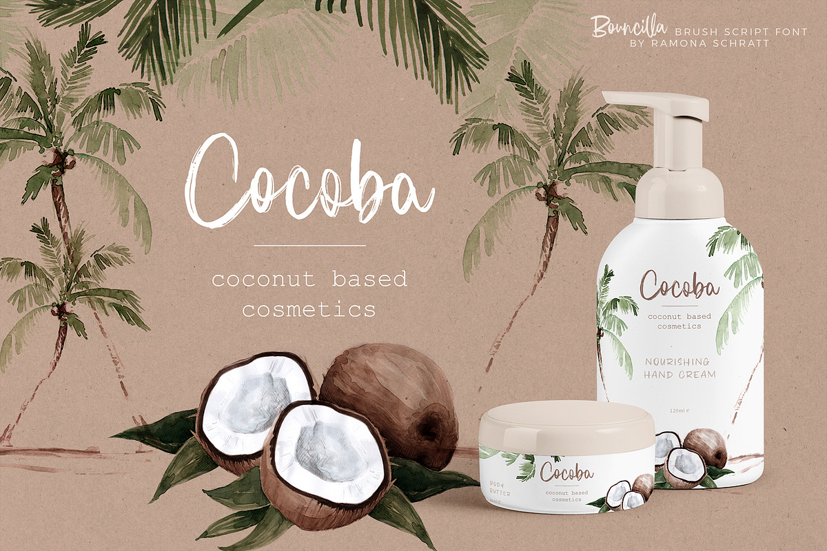 Bouncilla | Happy Brush Script Font preview 8