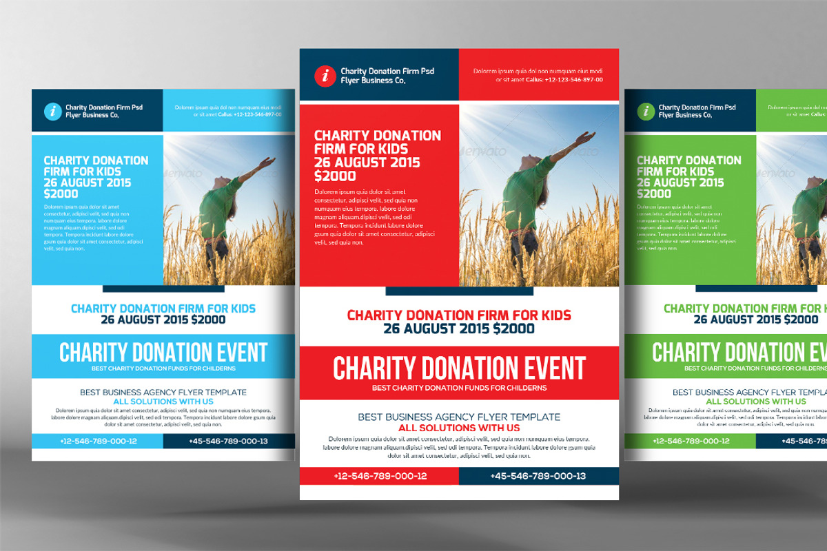 Charity Donation Flyer Template a Flyer Template by graphicforest