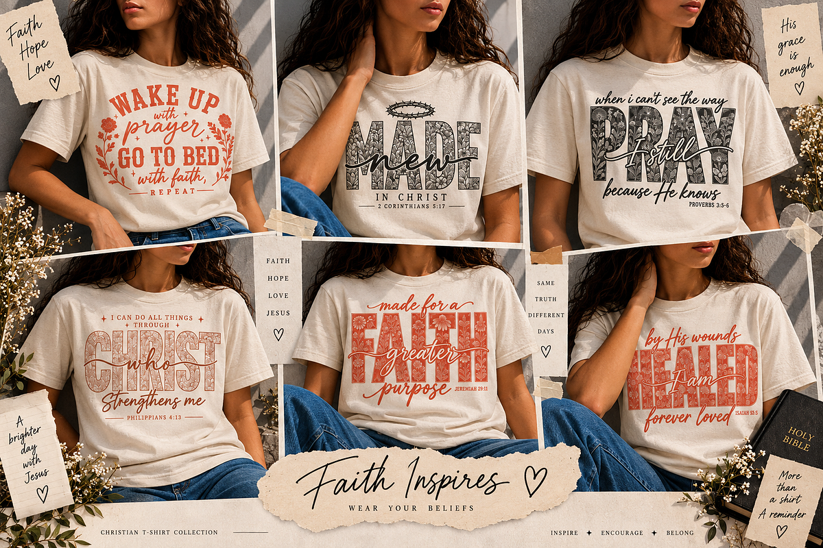 Christian Quote PNG Bundle 10 pics, a Decorative Illustration by ElDesignState (Photo 3 of 7)