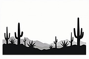 Wild Desert Cactus Scene Set, an Illustration by hafijul (Thumbnail 8 of 15)