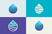 4 Aqua vector logos with business ca, a Branding & Logo Template by Magda (Thumbnail 2 of 3)