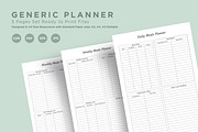 Meal Planning Pages Set V-10, a Stationery Template by shahsoft (Thumbnail 1 of 3)