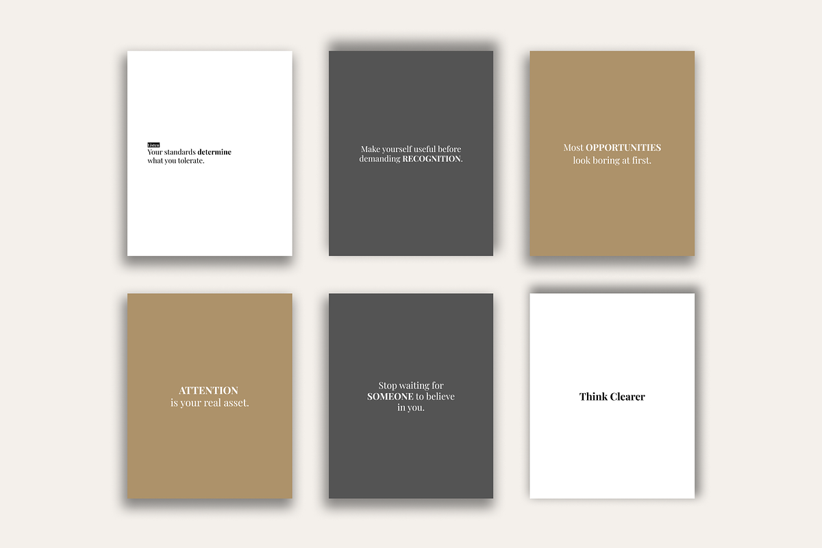 INSPIRING 50 INSTAGRAM TEMPLATE, a Social Media Template by RB Boutique (Photo 4 of 8)