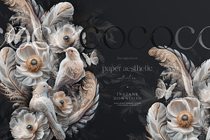 Rococo Luxury Pastel Print