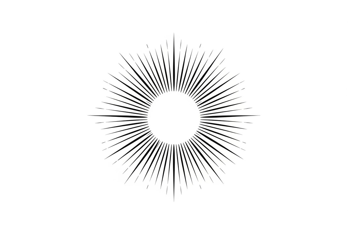 Sunburst Rays Vector Bundle Bundle, an Illustration by yasushie (Photo 9 of 31)