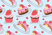 Bakery offers a variety of sweet, a Food Illustration by okskukuruza (Thumbnail 2 of 3)