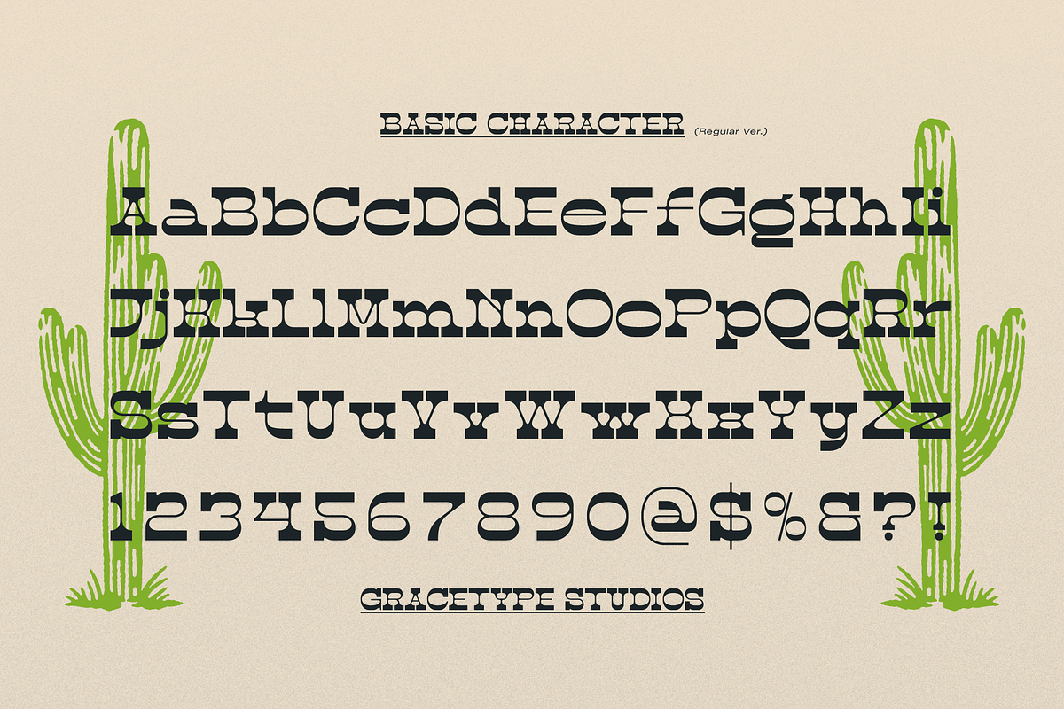 Abron Clinton | Western Slab Serif, a Slab Serif Font by gracetype_studio (Photo 10 of 12)